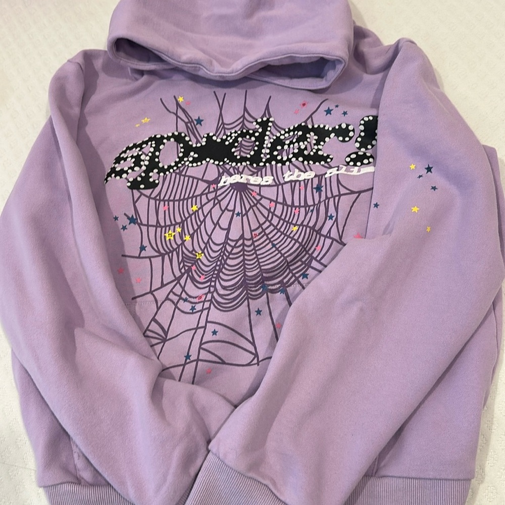 Purple Sp5der Hoodie